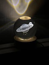 3D Crystal Ball Lamp - LED Night Light for Home & Gift