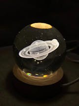 3D Crystal Ball Lamp - LED Night Light for Home & Gift
